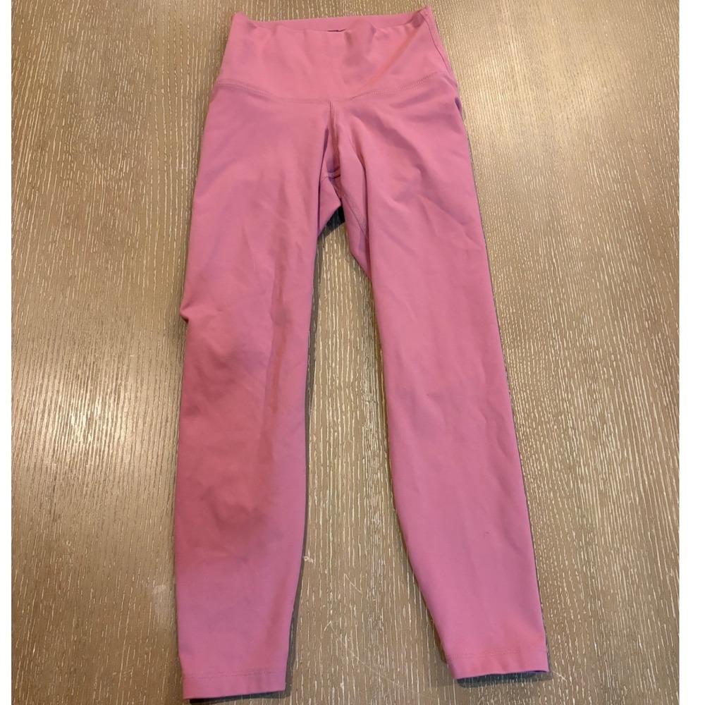 Nike Yoga Dri-FIT Women's Small Pink High Rise Full Length Leggings Pants